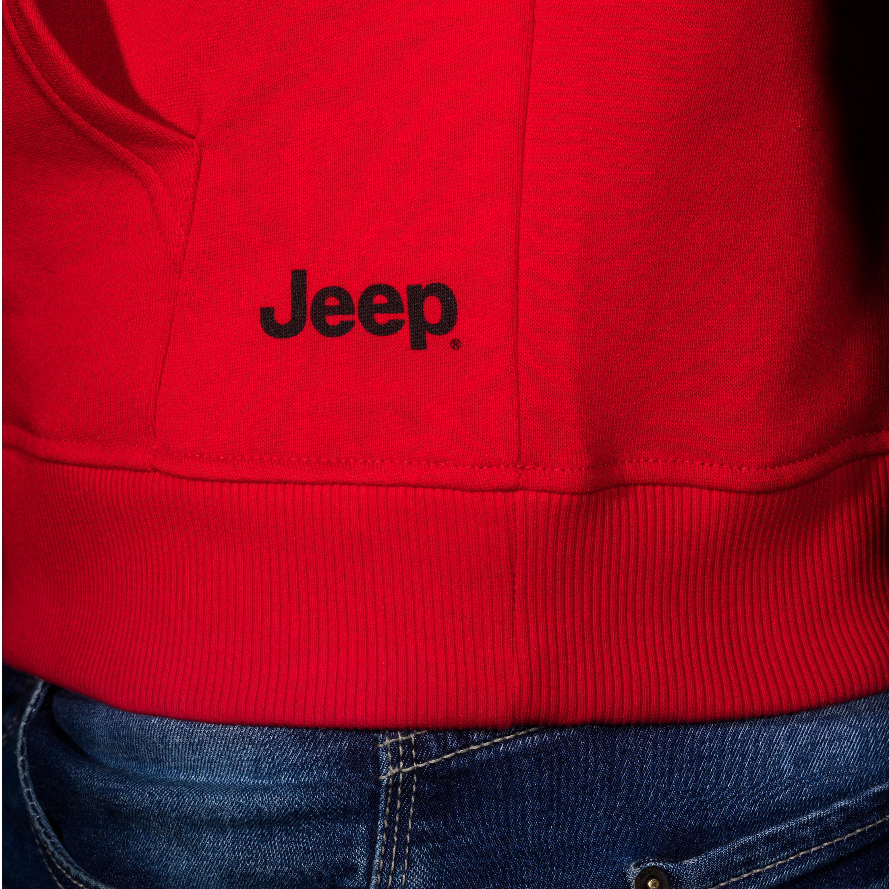 HOODIE RED - JEEP